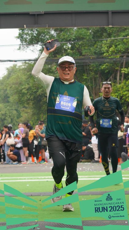 Race photo from Mangkunegaran Run 2025