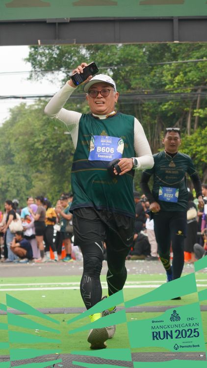 Race photo from Mangkunegaran Run 2025