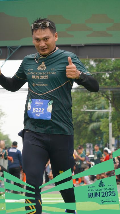 Race photo from Mangkunegaran Run 2025