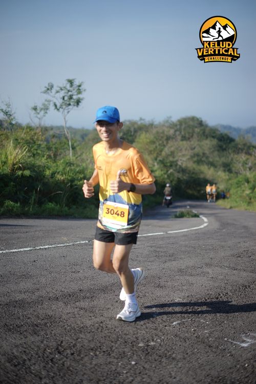 Race photo from Kelud Vertical Challenge 2024