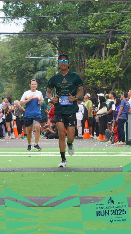 Race photo from Mangkunegaran Run 2025