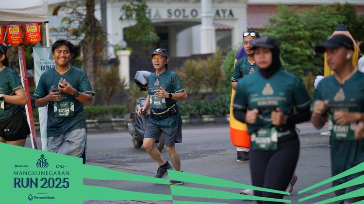Race photo from Mangkunegaran Run 2025