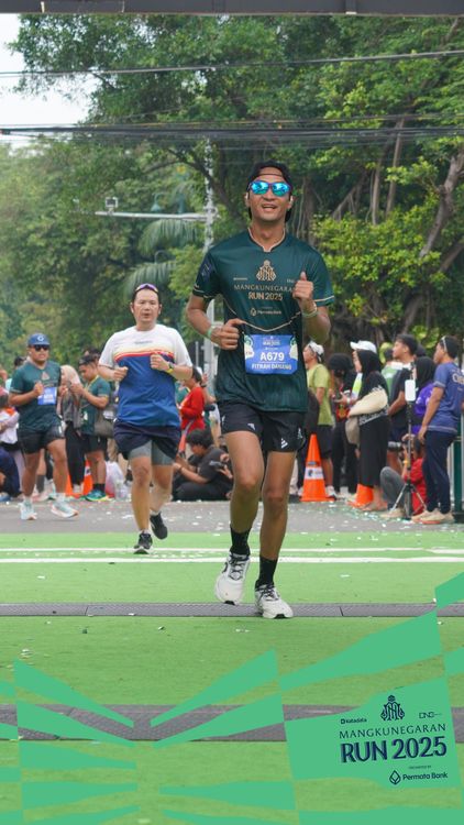 Race photo from Mangkunegaran Run 2025