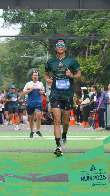 Race photo from Mangkunegaran Run 2025