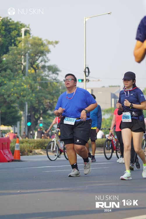 Race photo from Nu Skin Run 10K