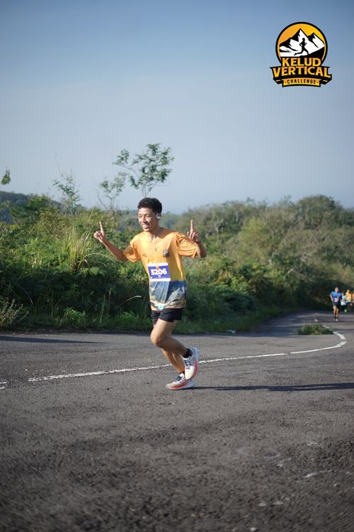 Race photo from Kelud Vertical Challenge 2024