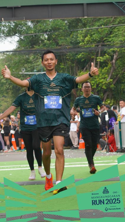 Race photo from Mangkunegaran Run 2025