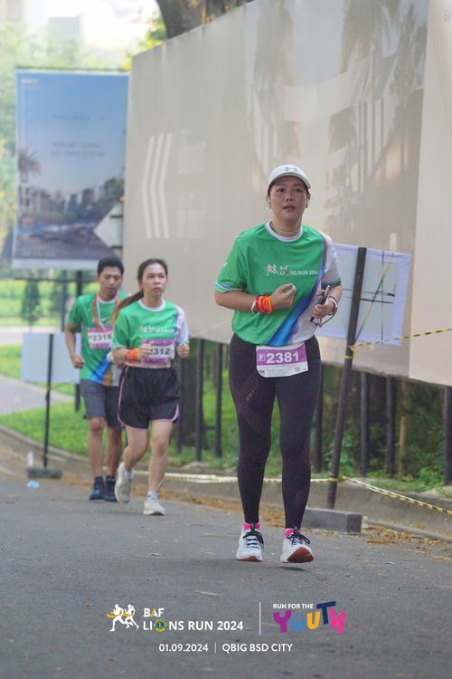 Race photo from BAF LIONS RUN 2024