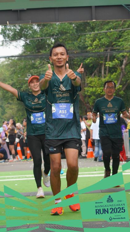 Race photo from Mangkunegaran Run 2025