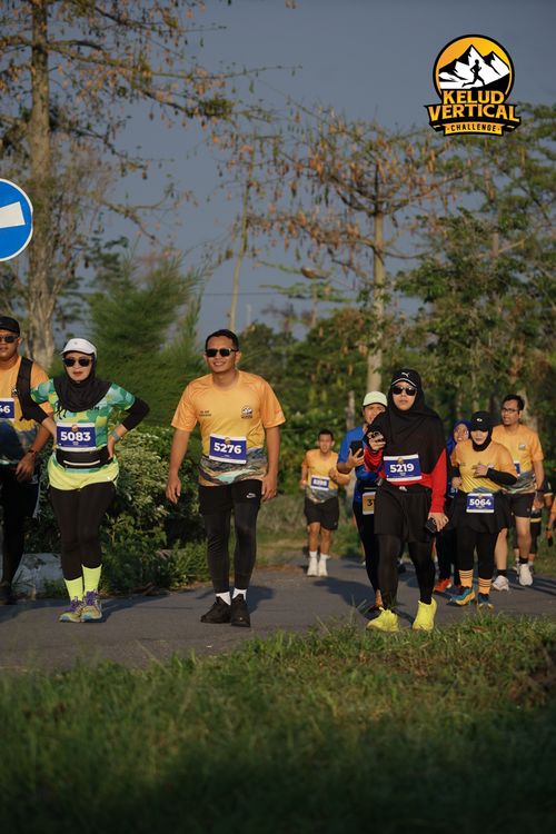 Race photo from Kelud Vertical Challenge 2024