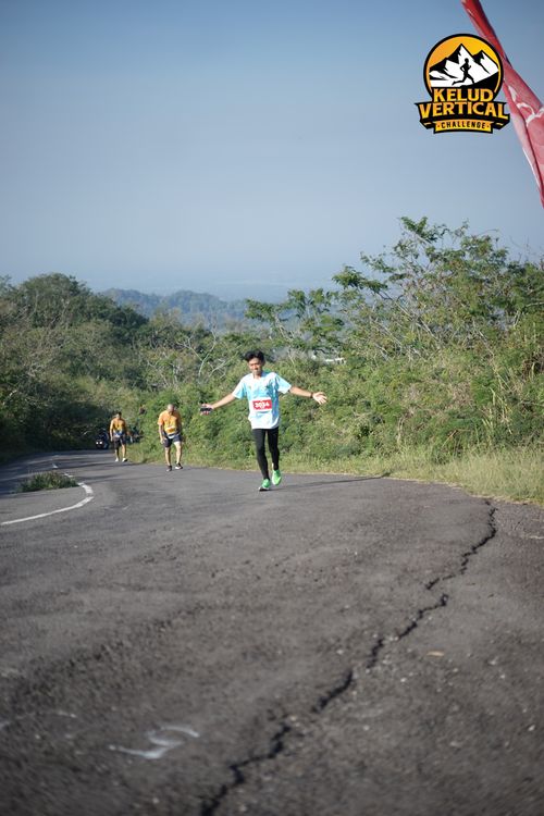 Race photo from Kelud Vertical Challenge 2024