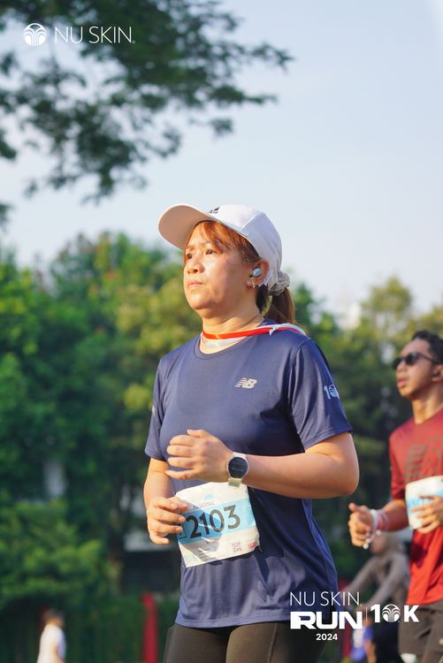 Race photo from Nu Skin Run 10K