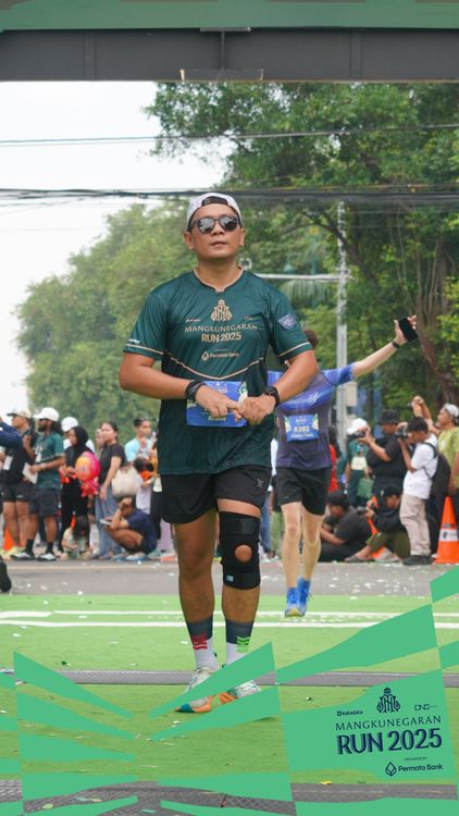 Race photo from Mangkunegaran Run 2025