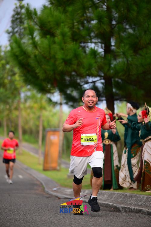 Race photo from CISANGKAN KBP CITY RUN 2025