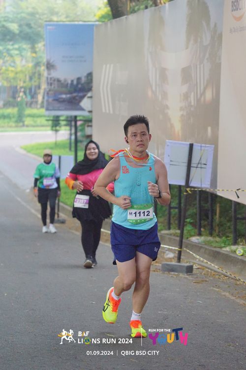 Race photo from BAF LIONS RUN 2024