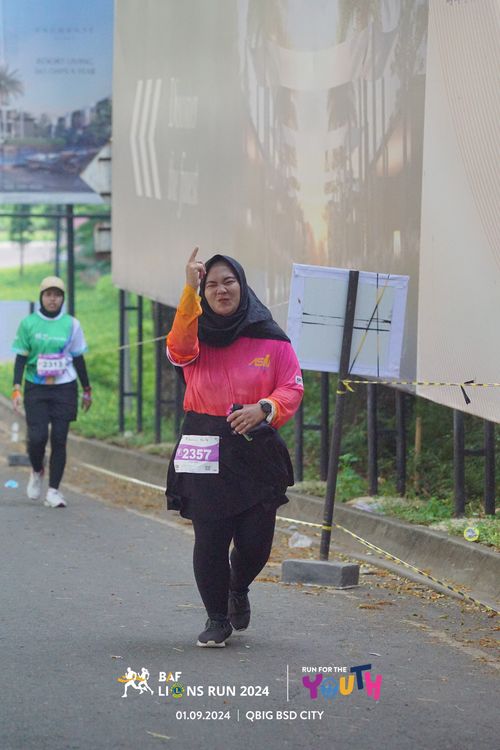 Race photo from BAF LIONS RUN 2024
