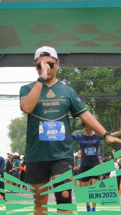 Race photo from Mangkunegaran Run 2025