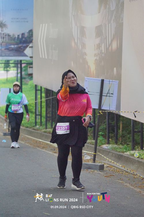 Race photo from BAF LIONS RUN 2024