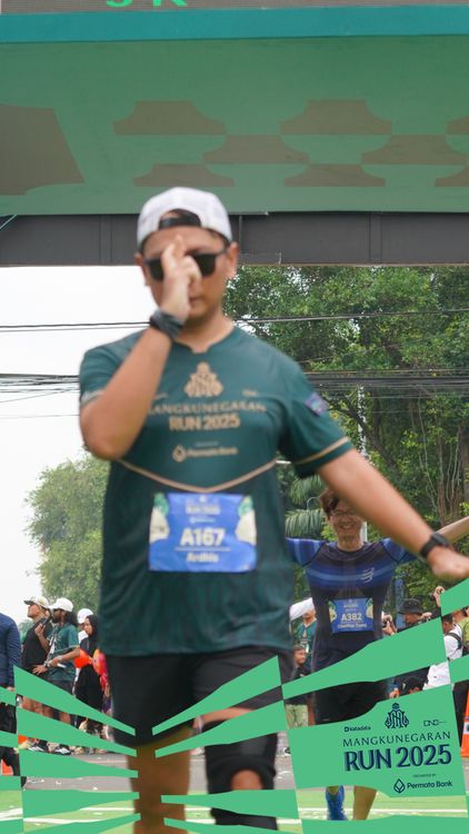 Race photo from Mangkunegaran Run 2025
