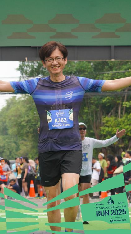 Race photo from Mangkunegaran Run 2025