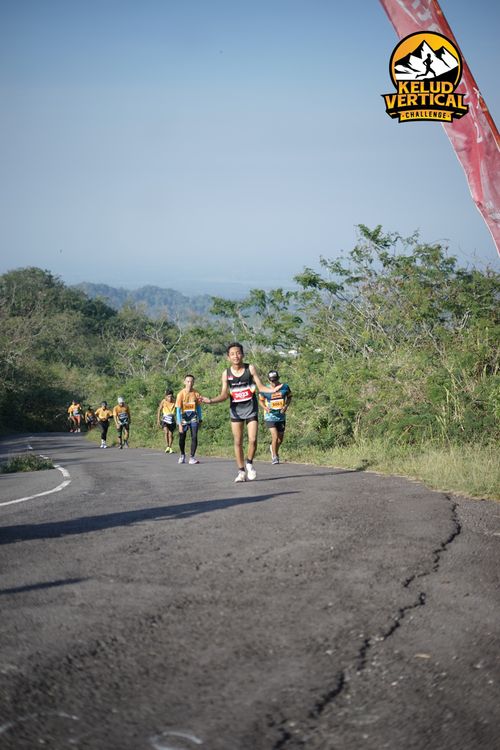 Race photo from Kelud Vertical Challenge 2024