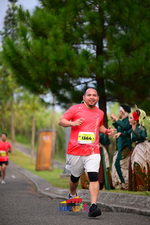 Race photo from CISANGKAN KBP CITY RUN 2025
