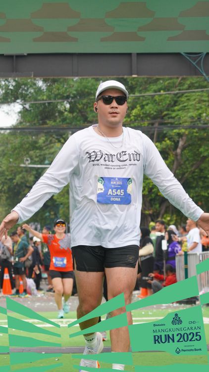 Race photo from Mangkunegaran Run 2025