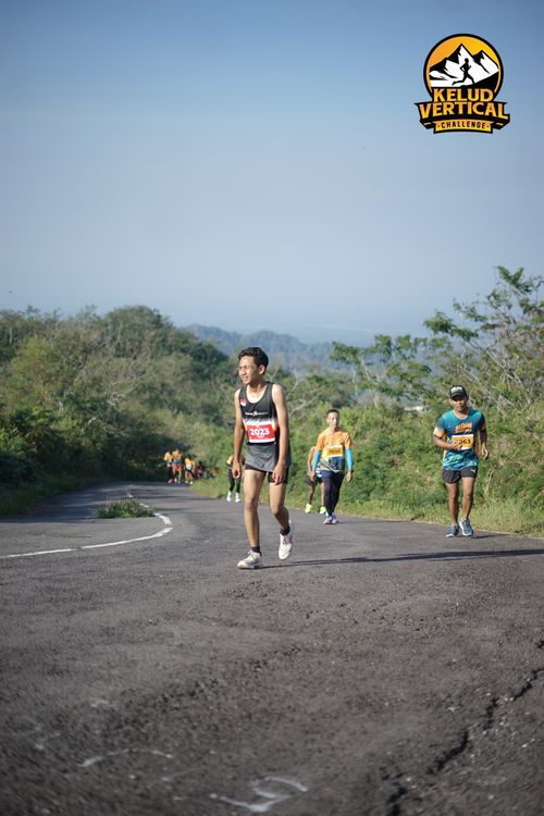 Race photo from Kelud Vertical Challenge 2024