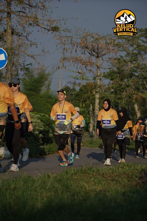 Race photo from Kelud Vertical Challenge 2024