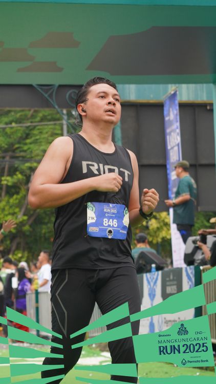 Race photo from Mangkunegaran Run 2025