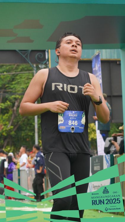 Race photo from Mangkunegaran Run 2025