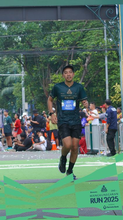 Race photo from Mangkunegaran Run 2025