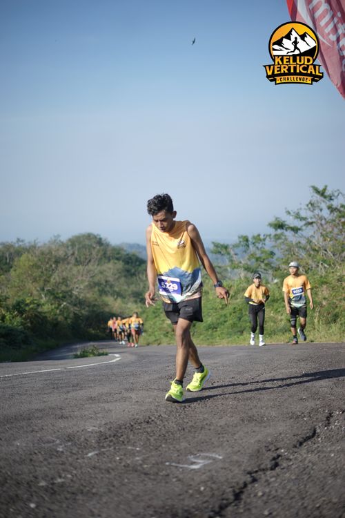 Race photo from Kelud Vertical Challenge 2024