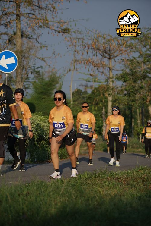 Race photo from Kelud Vertical Challenge 2024