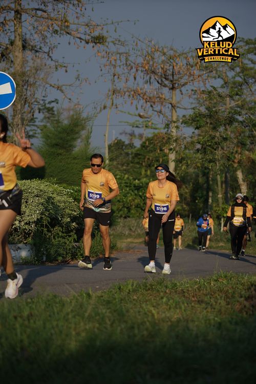 Race photo from Kelud Vertical Challenge 2024