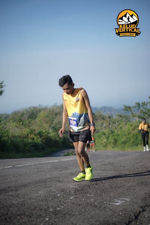 Race photo from Kelud Vertical Challenge 2024