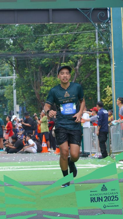 Race photo from Mangkunegaran Run 2025