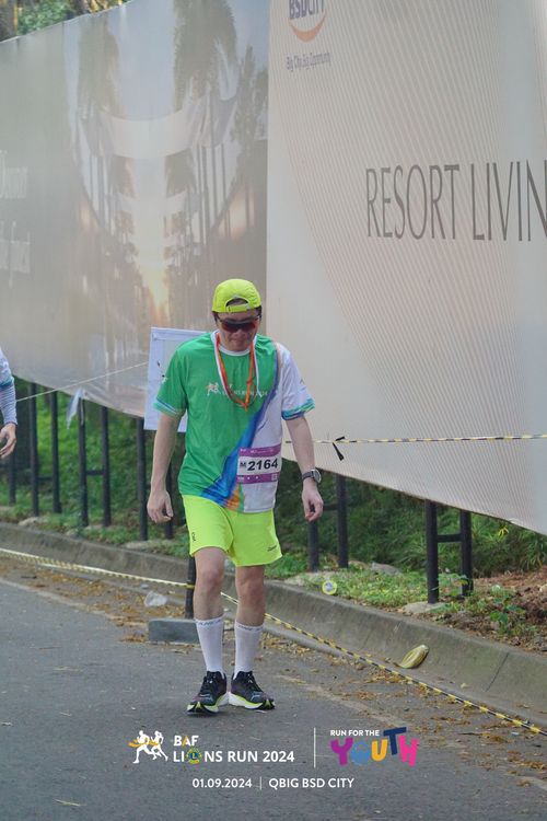 Race photo from BAF LIONS RUN 2024