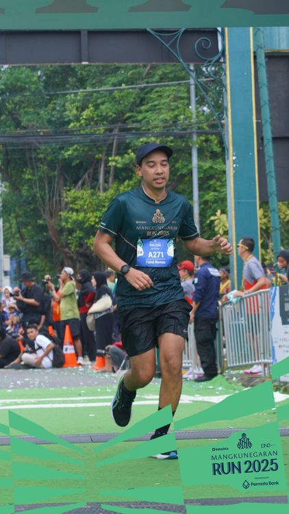 Race photo from Mangkunegaran Run 2025