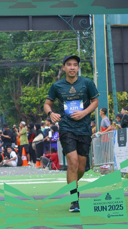 Race photo from Mangkunegaran Run 2025