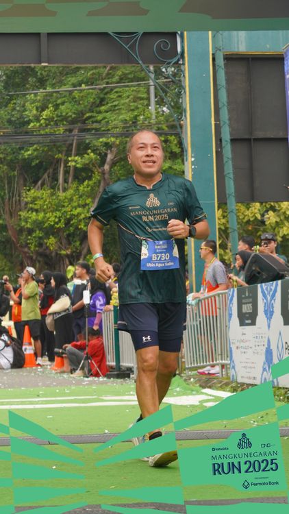 Race photo from Mangkunegaran Run 2025