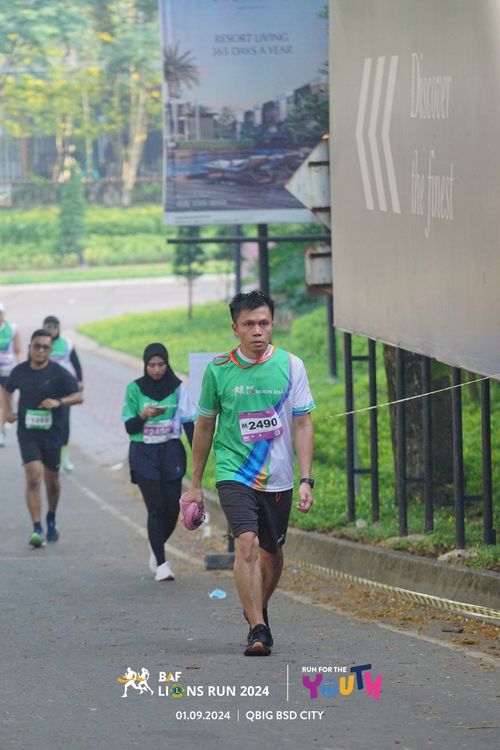 Race photo from BAF LIONS RUN 2024
