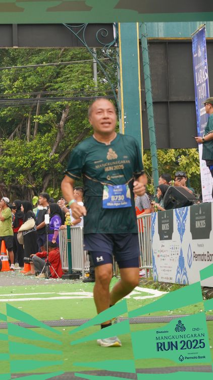 Race photo from Mangkunegaran Run 2025