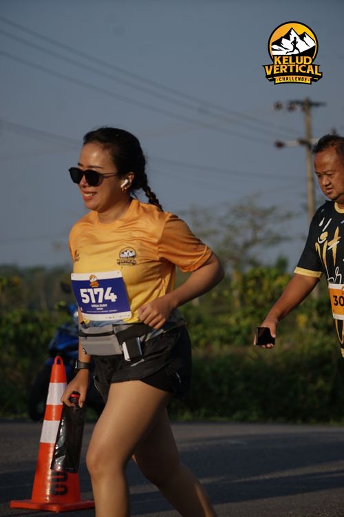 Race photo from Kelud Vertical Challenge 2024