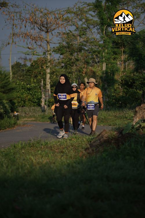 Race photo from Kelud Vertical Challenge 2024
