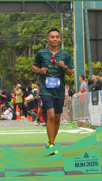 Race photo from Mangkunegaran Run 2025