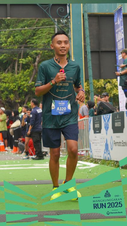 Race photo from Mangkunegaran Run 2025