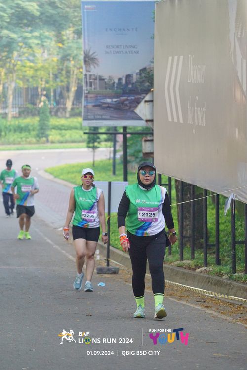 Race photo from BAF LIONS RUN 2024