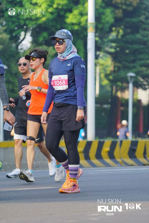 Race photo from Nu Skin Run 10K