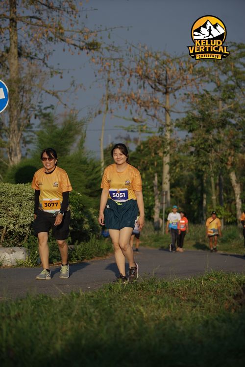 Race photo from Kelud Vertical Challenge 2024